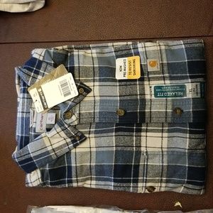 Carhartt long sleeve flannel shirt